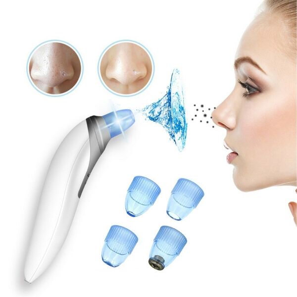 

Вакуумный очиститель пор Derma Suction Аппарат для чистки лица пароочиститель со сменными насадками 2 режима