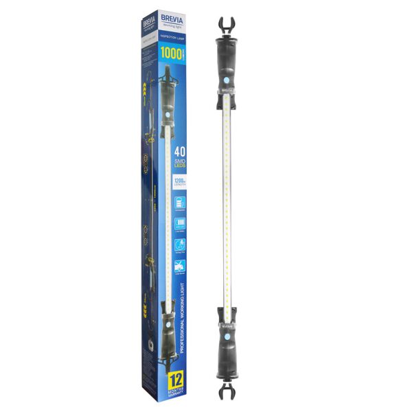 

Профессиональная инспекционная лампа Brevia LED 120-190см 40SMD 1000lm 4000mAh