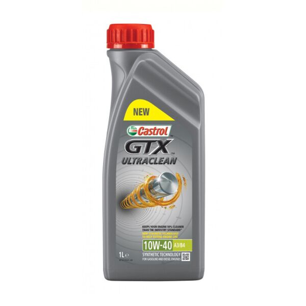 

Моторное масло Castrol GTX Ultraclean 10w-40 A3/B4 1L