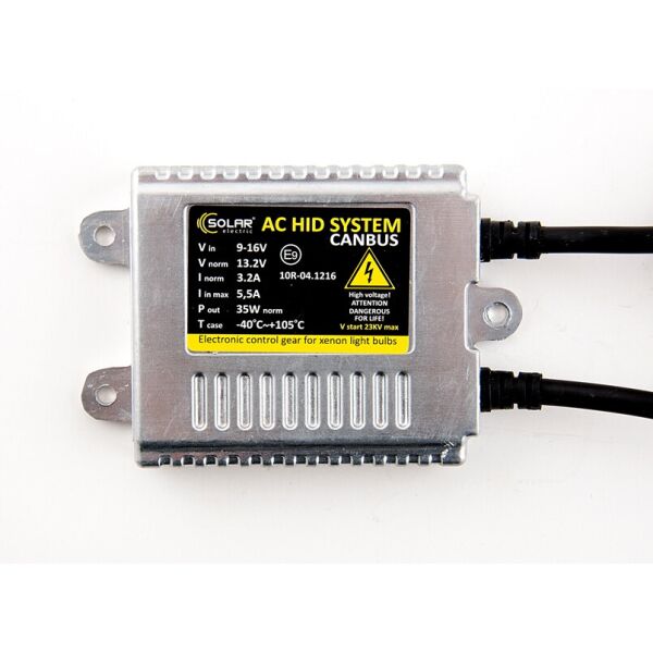

Блоки розжига Slim Solar Canbus Premium Ballast 35W, 9-16В, KET