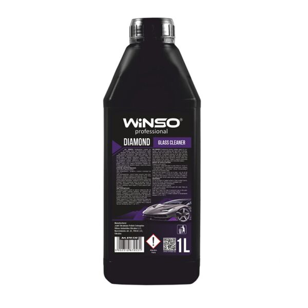 

Очиститель стеклянных и зеркальных поверхностей автомобиля Winso Diamond Glass Cleaner (концетрат 1:10), 1л