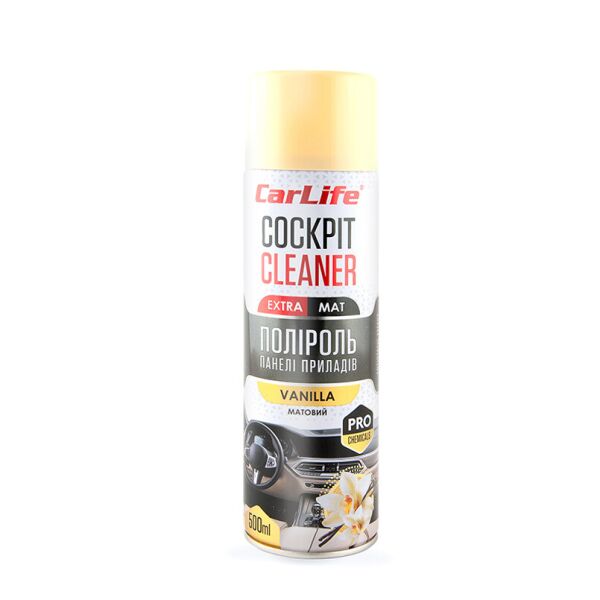 

CarLife полироль для панели приборов Ваниль Cockpit Cleaner EXTRA MAT 500мл