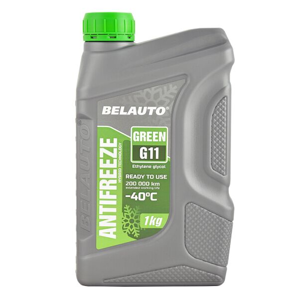 

Антифриз зеленый BELAUTO ANTIFREEZEE G11 GREEN 1kg