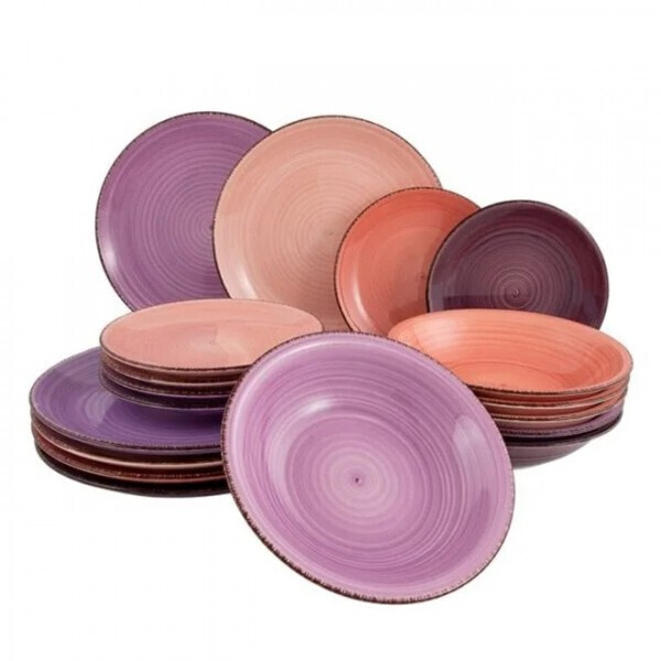 

Набор посуды Flora AMETHYST 18 предметов 45107