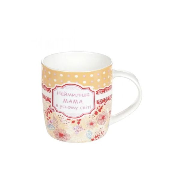 

Чашка фарфоровая Flora Мама 0,38 л. 31900