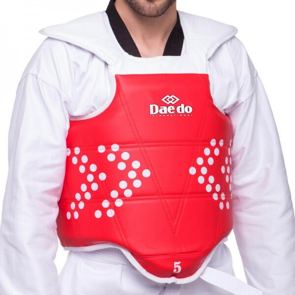 

Защита корпуса и ключицы (жилет) двусторонняя DADO BO-6003,р-р 4 красный