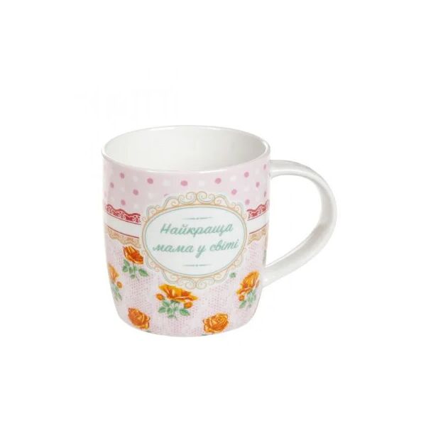 

Чашка фарфоровая Flora Мама 0,38 л. 31904