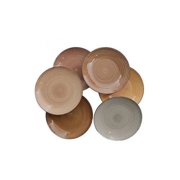

Тарелка керамическая Flora SAND микс 27 см. 45129 6 штук