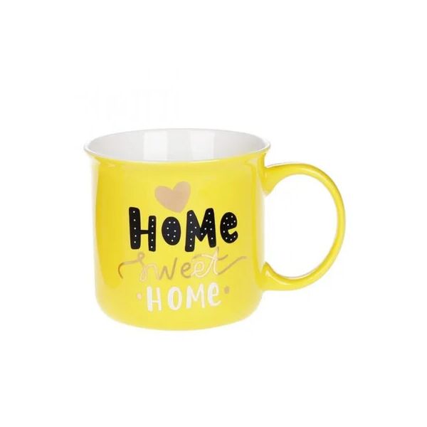 

Чашка керамическая Sweet Home 0,4 л. желтая 31621