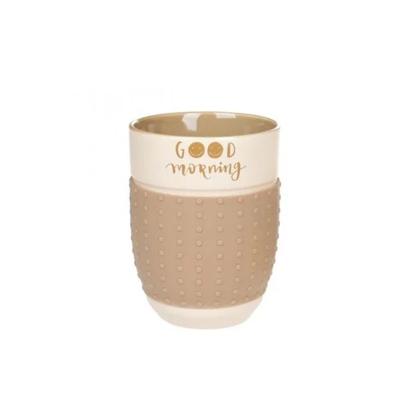 

Стакан фарфоровый Flora с силиконовым держателем Good Morning 0,4 л. 32031
