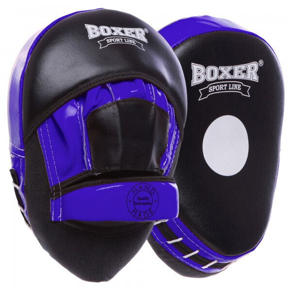 

Лапа Изогнутая кожаная (2шт) BOXER 2012-01 Элит, черный-синий
