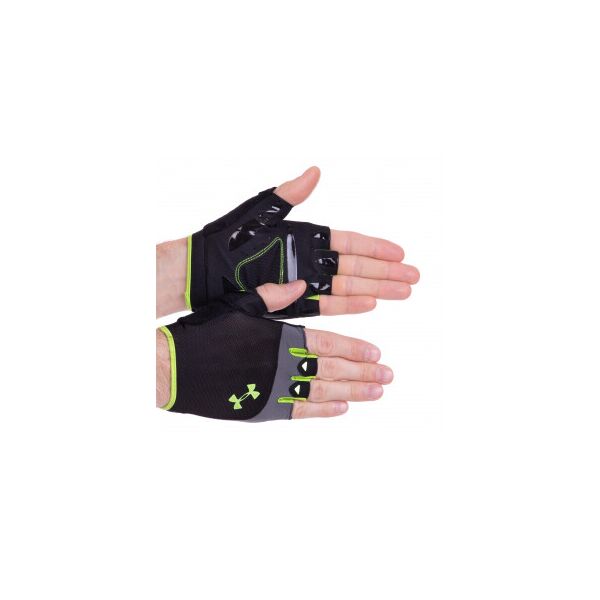 

Перчатки для кроссфита и воркаута UAR WorkOut BC-2428 р-р XL черный-салатовый