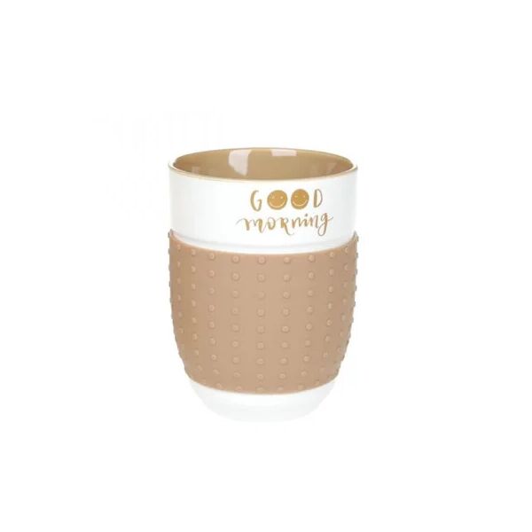 

Стакан фарфоровый Flora с силиконовым держателем Good Morning 0,4 л. 32030