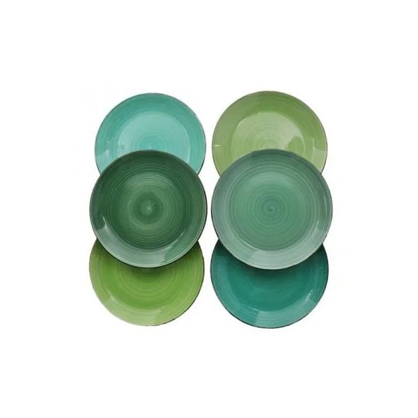 

Тарелка керамическая Flora MINT микс 27 см. 45118 6 штук