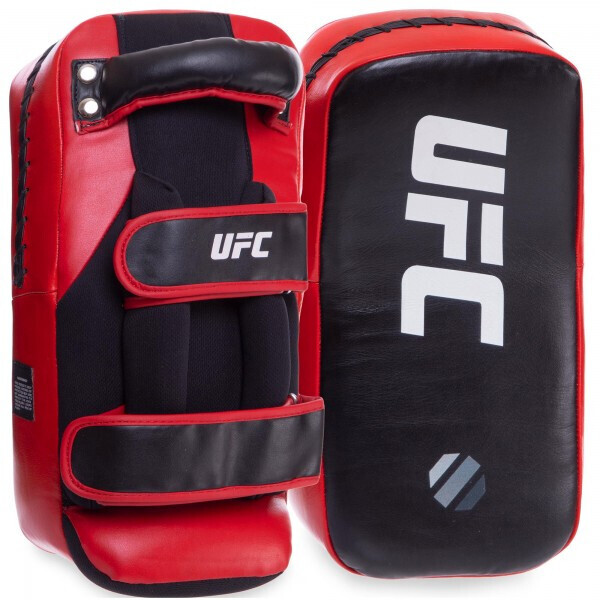 

Макивара Изогнутая (2шт) кожаная UFC PRO Thai UCP-75347 Черный-красный