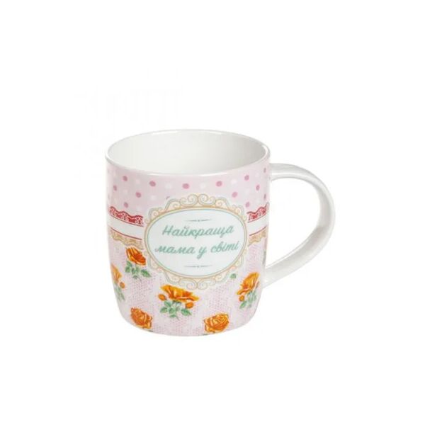 

Чашка фарфоровая Flora Мама 0,38 л. 31906