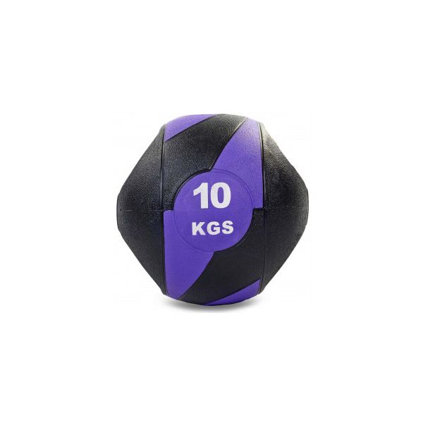 

Мяч медицинский медбол с двумя рукоятками Record Medicine Ball FI-5111-10 10кг