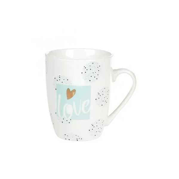 

Чашка фарфоровая Flora Love 0,32 л. 31946
