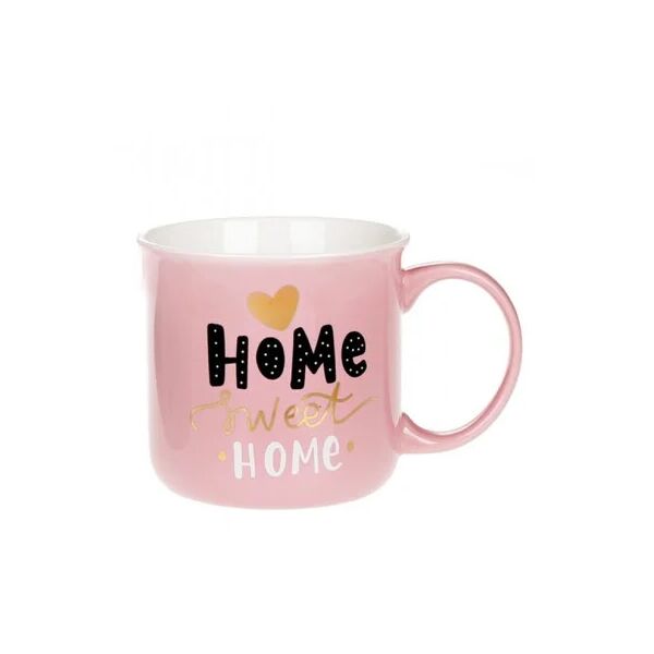 

Чашка керамическая Flora Sweet Home 0,4 л. розовая 31623