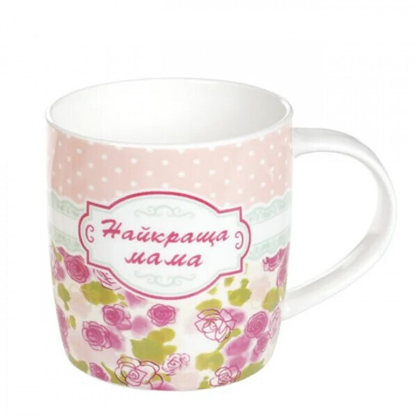 

Чашка фарфоровая Flora Мама 0,38 л. 31908