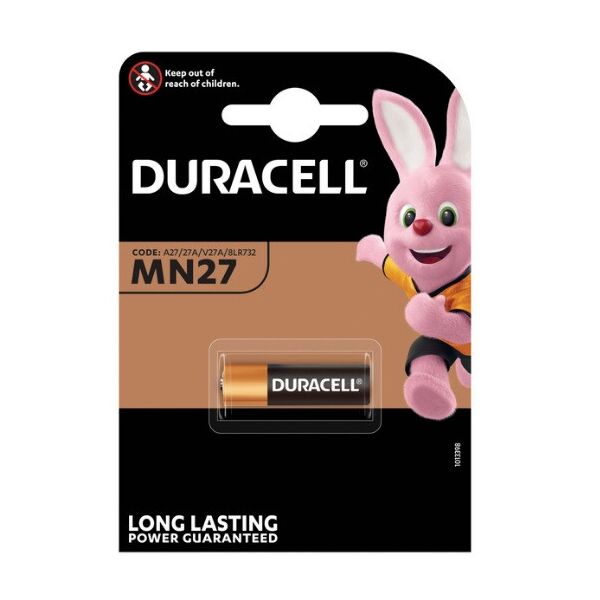 

Батарейка лужна DURACELL MN27 BLN, 1шт в блістері, ціна за блістер