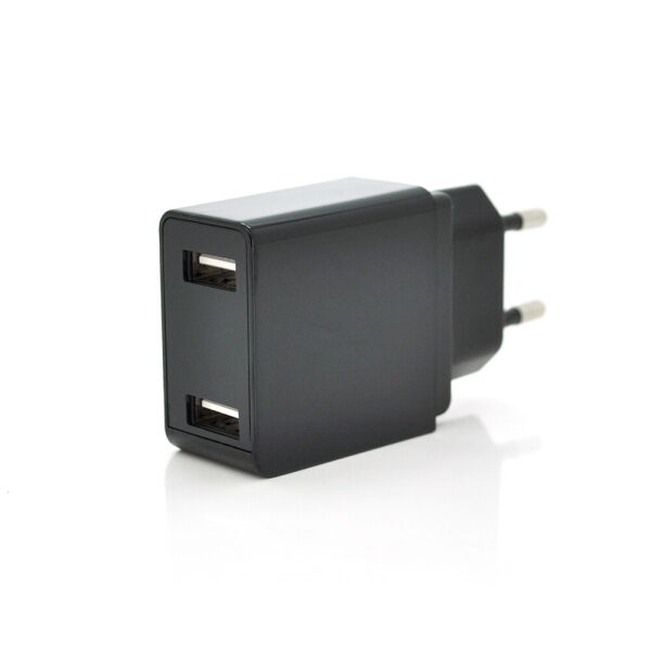 

СЗУ CYKE HKL-USB59,110-240V, 2xUSB, 5V/2.4A, Black, OEM