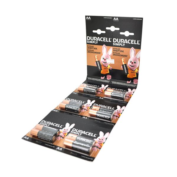 

Батарейка лужна DURACELL LR06 (AA) MN1500, 12шт в блістері, ціна за блістер