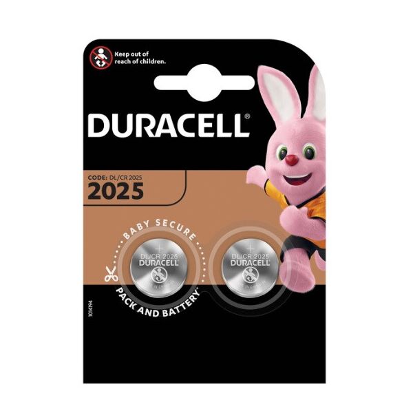 

Батарейка літієва DURACELL DL2025, 2шт в блістері, ціна за блістер
