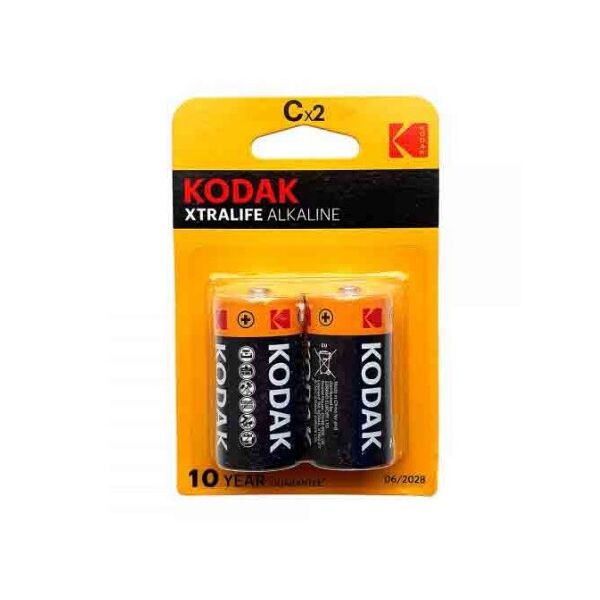 

Батарейка лужна KODAK XTRALIFE LR14, 2шт в блістері, ціна за блістер