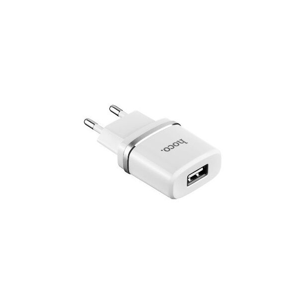 

СЗУ Hoco C11 110-240V, 1xUSB, 5V / 1A, White, Blister-box