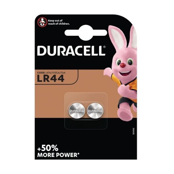 

Батарейка лужна DURACELL LR44 / А76 / V13GA / A76, 2шт в блістері, ціна за блістер
