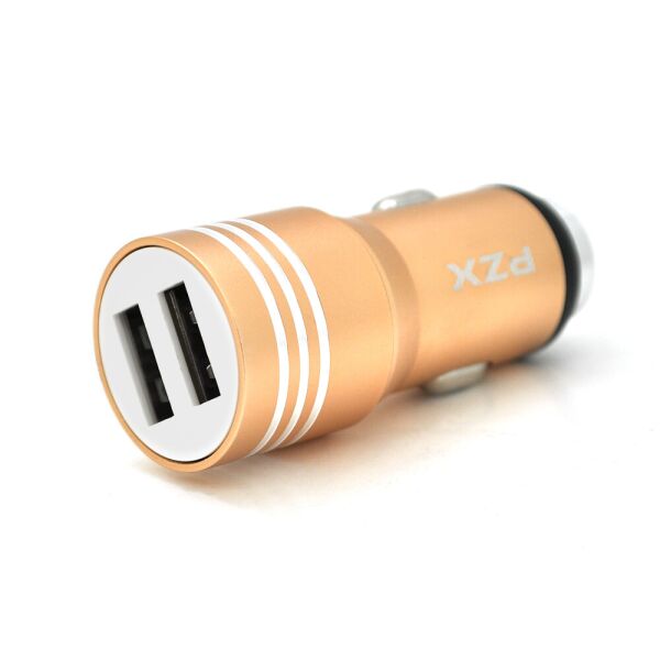 

АЗУ PZX C906, 2xUSB, 3.1A, Gold, Blister-box