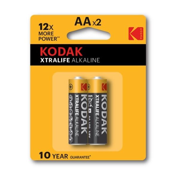 

Батарейка лужна KODAK XTRALIFE LR06, АА, 4шт в блістері, ціна за блістер