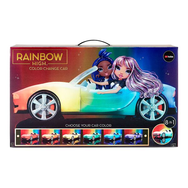 

Машинка для куклы rainbow high - разноцветное сияние