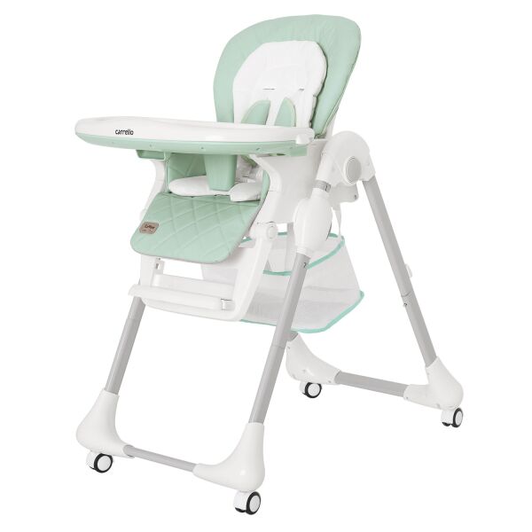 

Стульчик для кормления CARRELLO Toffee CRL-9502/3 Pale Green с корзиной для мелочей