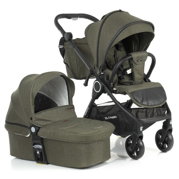 

Коляска универсальная 2в1 ME 1085 SAGA Denim Khaki EL CAMINO