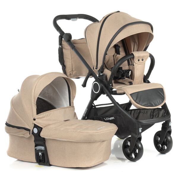 

Коляска универсальная 2в1 ME 1085 SAGA Denim Beige EL CAMINO