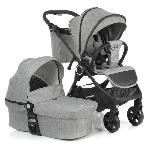 

Коляска универсальная 2в1 ME 1085 SAGA Denim Medium Gray EL CAMINO