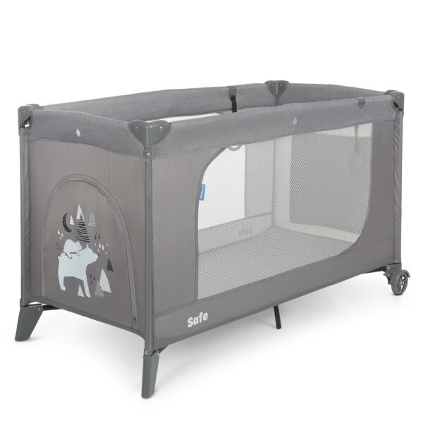 

Манеж ME 1016 SAFE Gray Len EL CAMINO