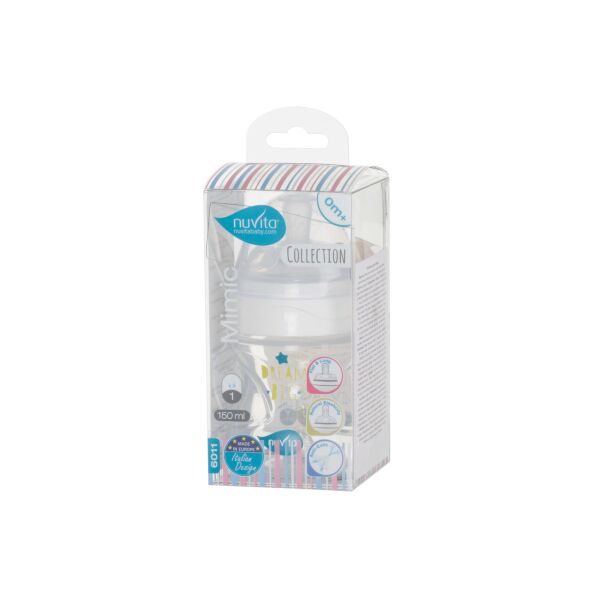 

Бутылочка для кормления Nuvita Mimic Collection антиколиковая 150 мл белая (NV6011BIANCO)