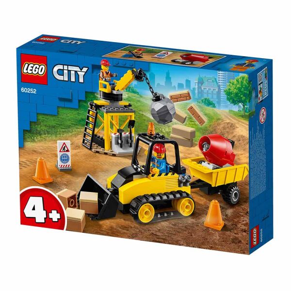 

Конструктор Lego City Строительный бульдозер 126 деталей (60252)
