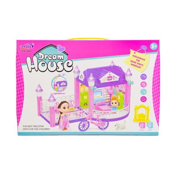

Игровой набор ZHE GAO Домик с мебелью (326-D10)