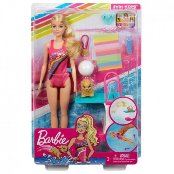

Игровой набор Barbie Тренировка в бассейне (GHK23)