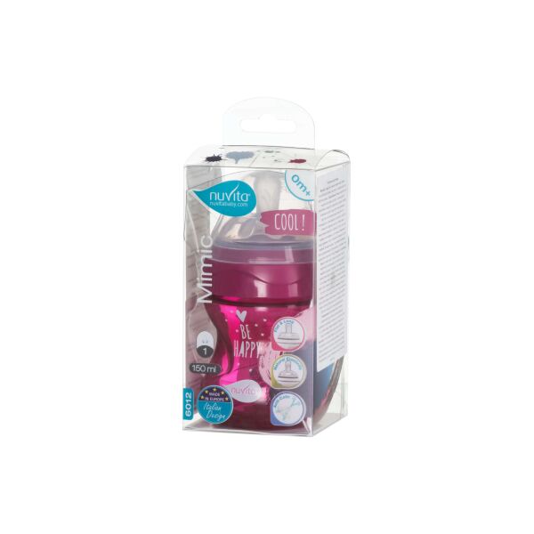 

Бутылочка для кормления Nuvita Mimic Cool антиколиковая 150 мл малиновая (NV6012PURPLE)