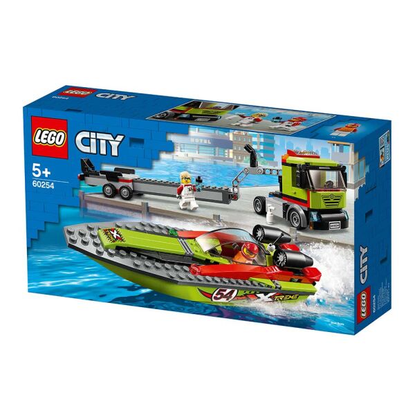 

Конструктор Lego City Транспортировщик скоростных катеров 238 деталей (60254)