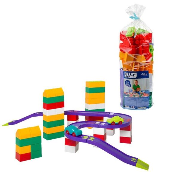 

Конструктор Colorplast Лидер №3 72 деталей (1791)