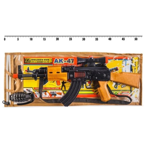 

Игрушечное оружие Golden Gun Автомат трещетка (810)