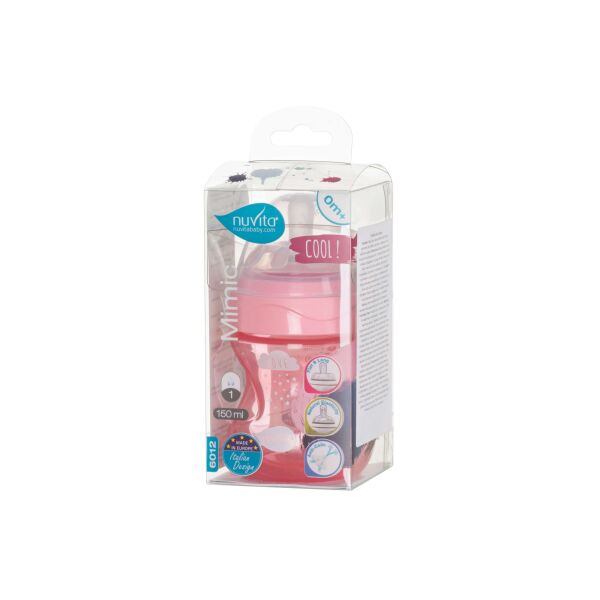 

Бутылочка для кормления Nuvita Mimic Cool антиколиковая 150 мл розовая (NV6012PINK)