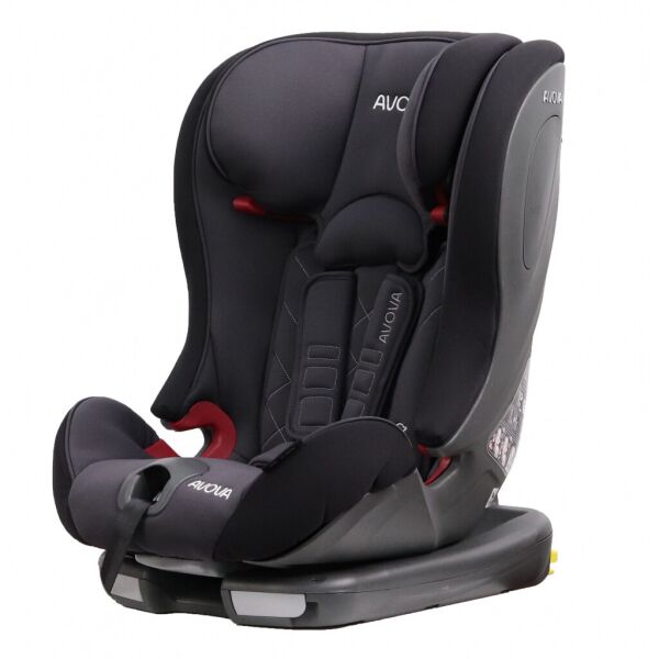 

Автокресло Avova Sperling-Fix i-Size 1-2-3 Grey Black (4260621463134)
