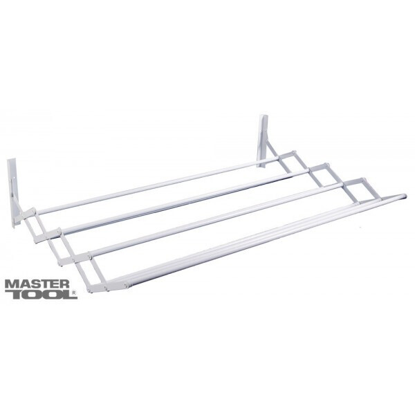 

Сушилка для одежды раскладная MasterTool GM 500 мм 5 перекладин белая (Арт.: 92-1755)